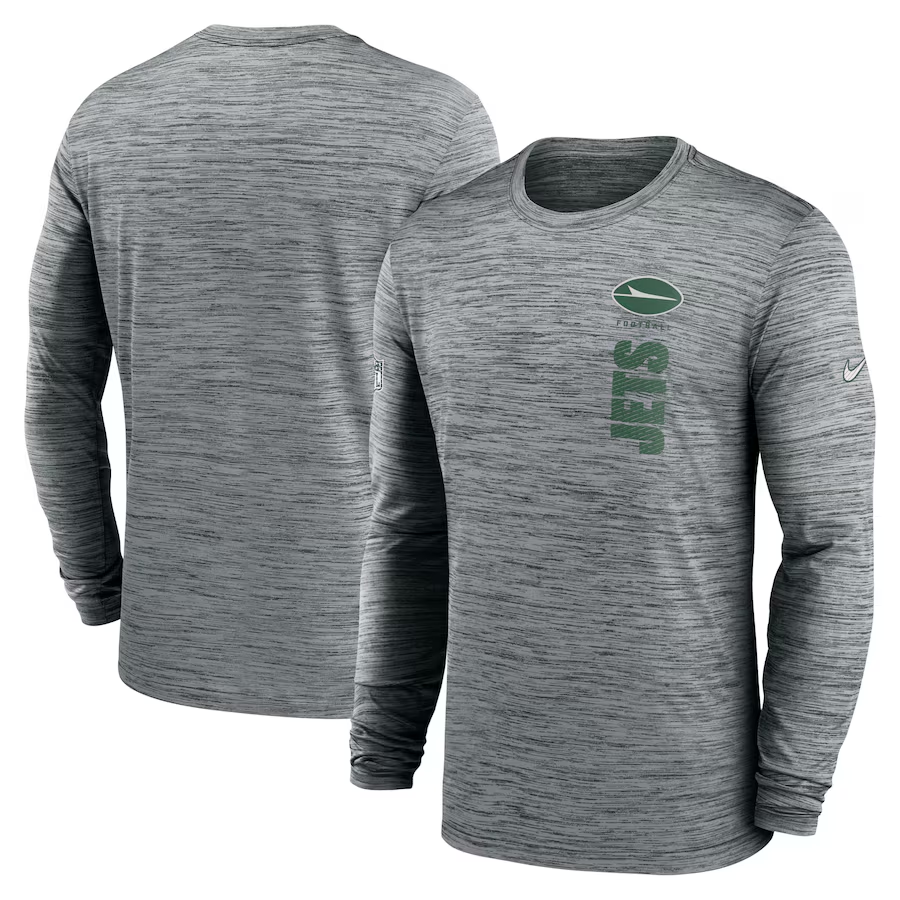Men New York Jets grey 2024 Nike NFL long sleeve t shirts->indianapolis colts->NFL Jersey